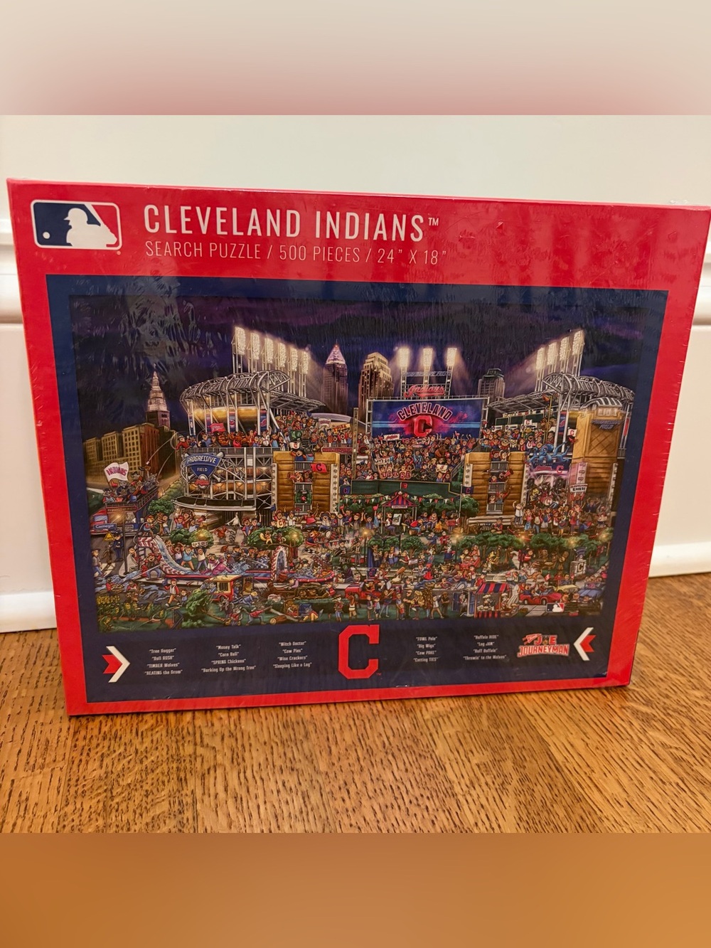 MLB Cleveland Indians Joe Journeyman Search Puzzle 500 Pc NEW SEALED YouTheFan